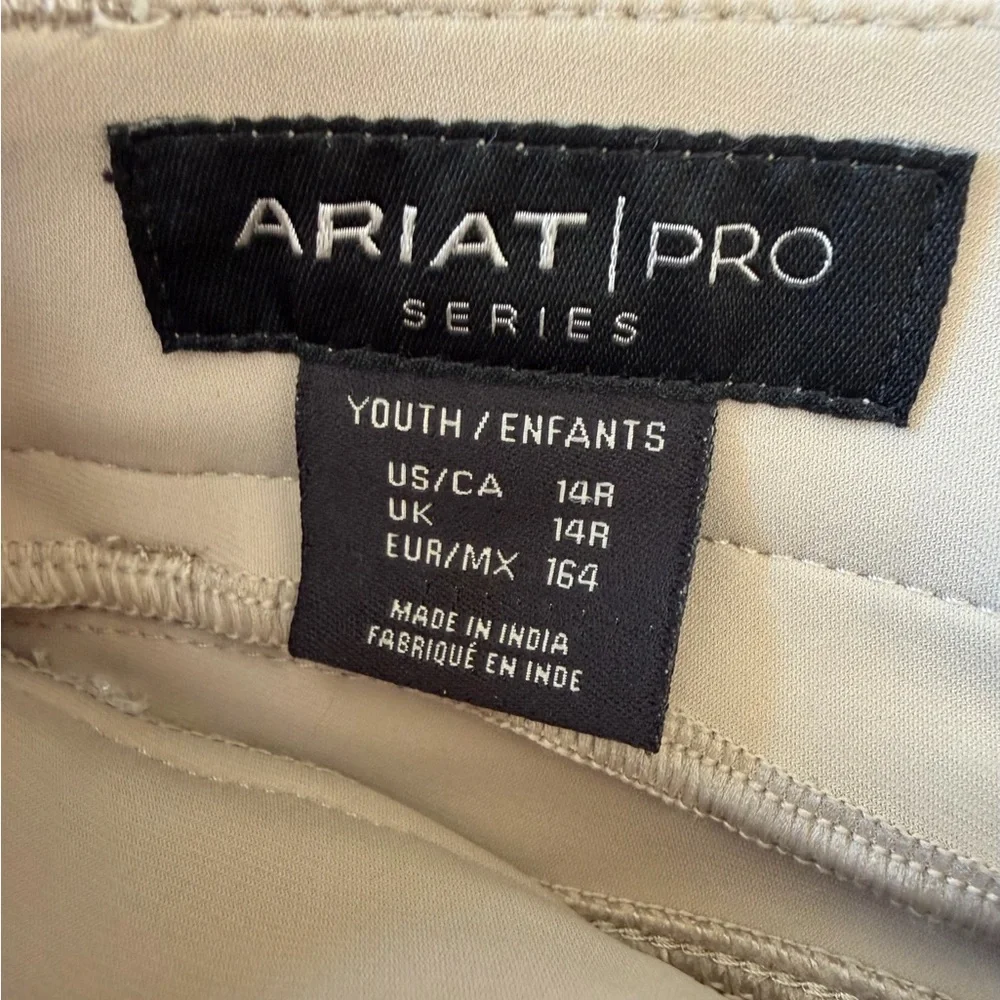 Ariat Pro Kids Tri Factor Knee Patch Breeches - Picture 3 of 4